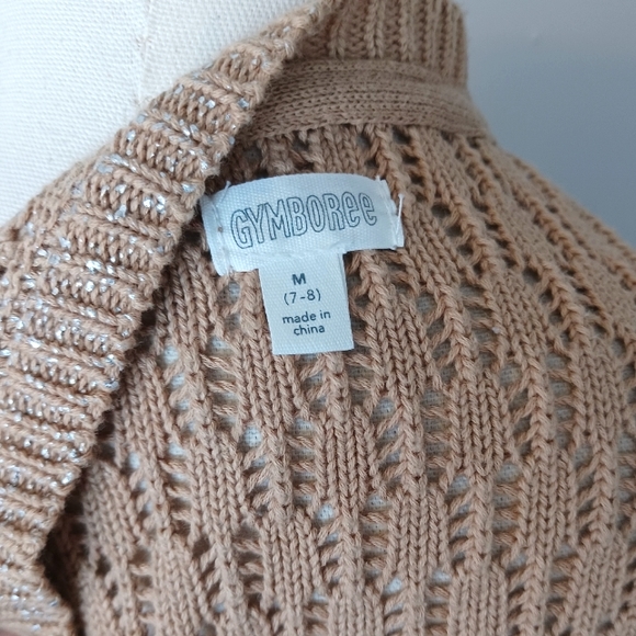 Gymboree Metallic Sweater Cardigan - Picture 8 of 9